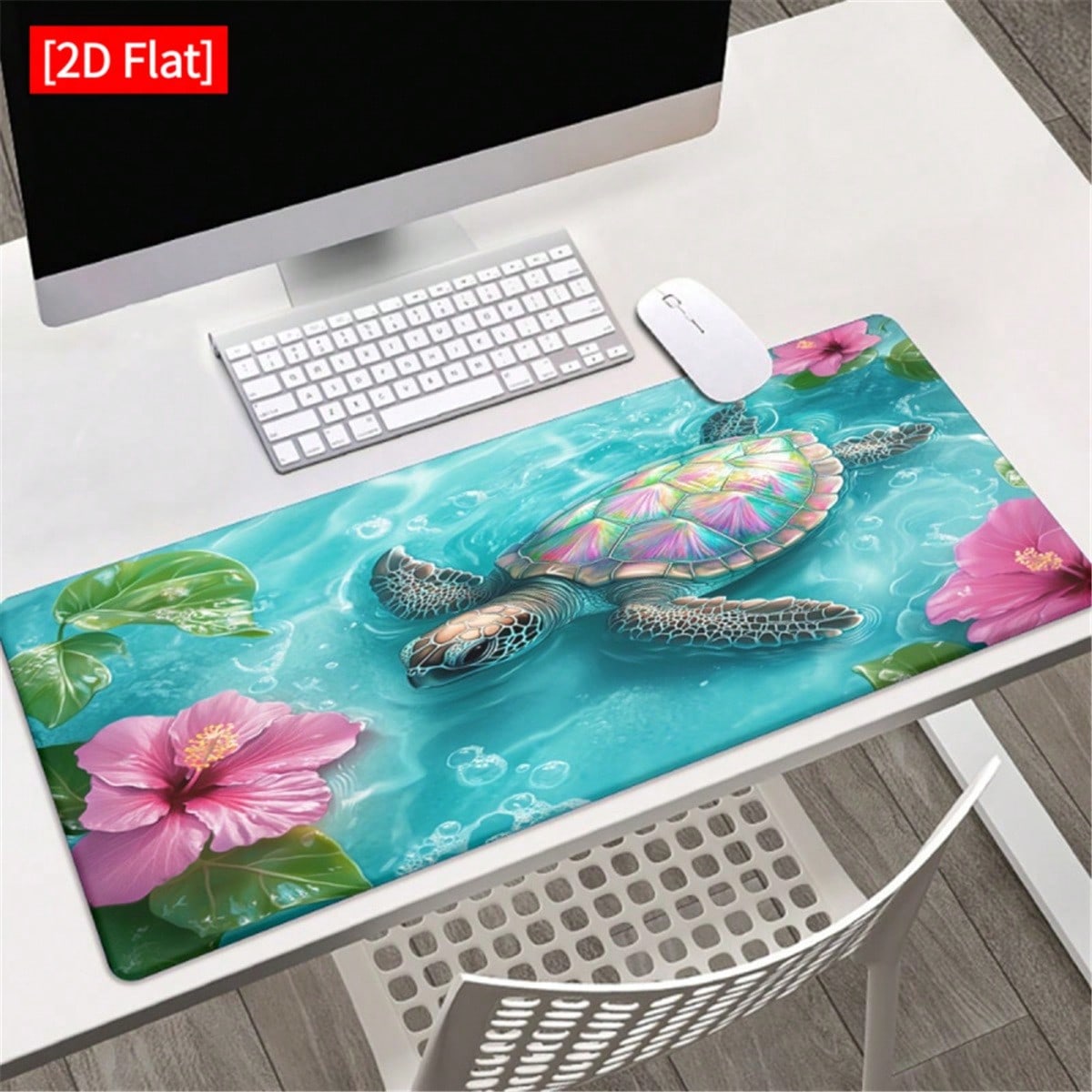 Keyboard Laptop Accessories - [2D Flat]1pc Sea And Hibiscus Flower