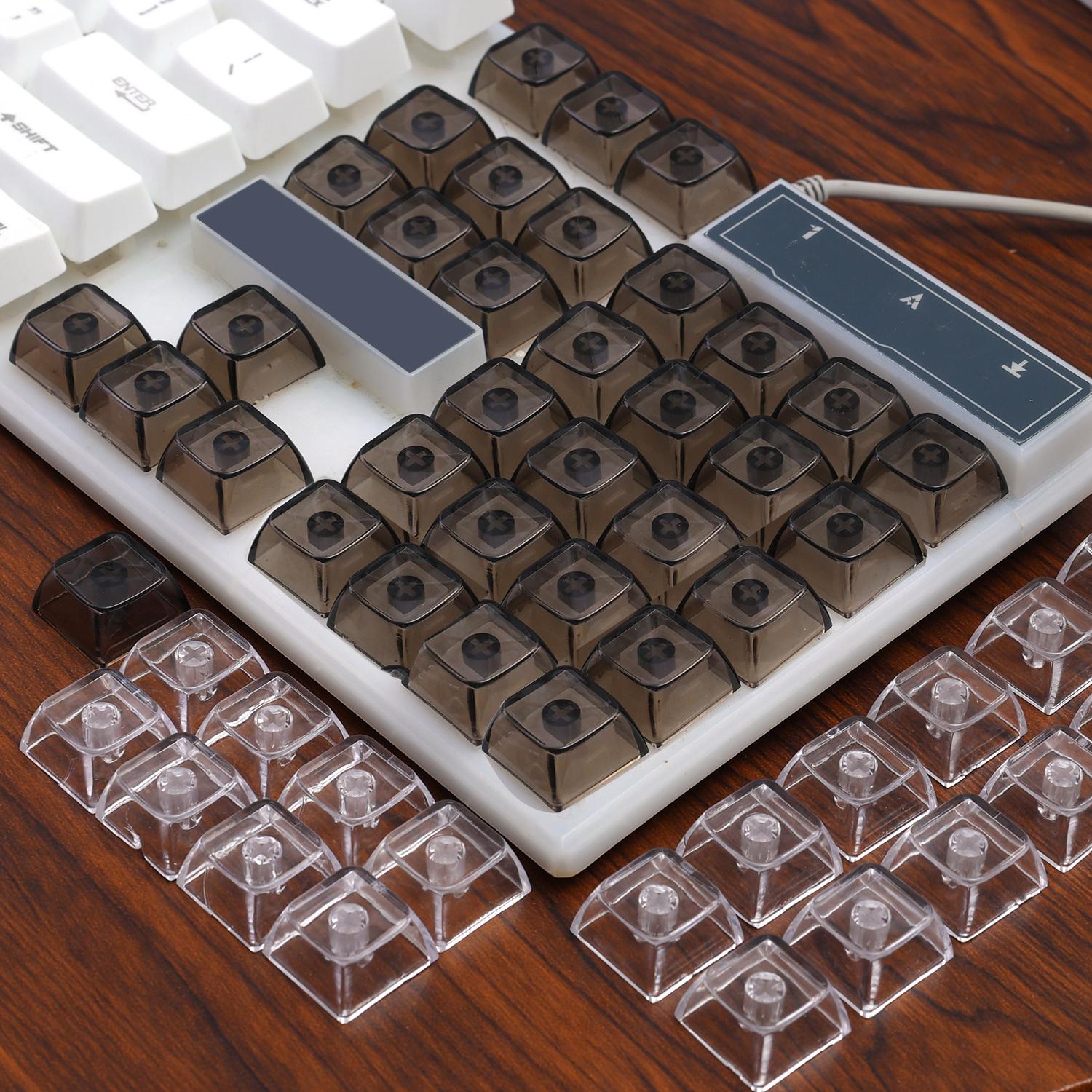 Keyboard Laptop Accessories - Plastic Transparent Universal Keycaps Mechanical Keyboard