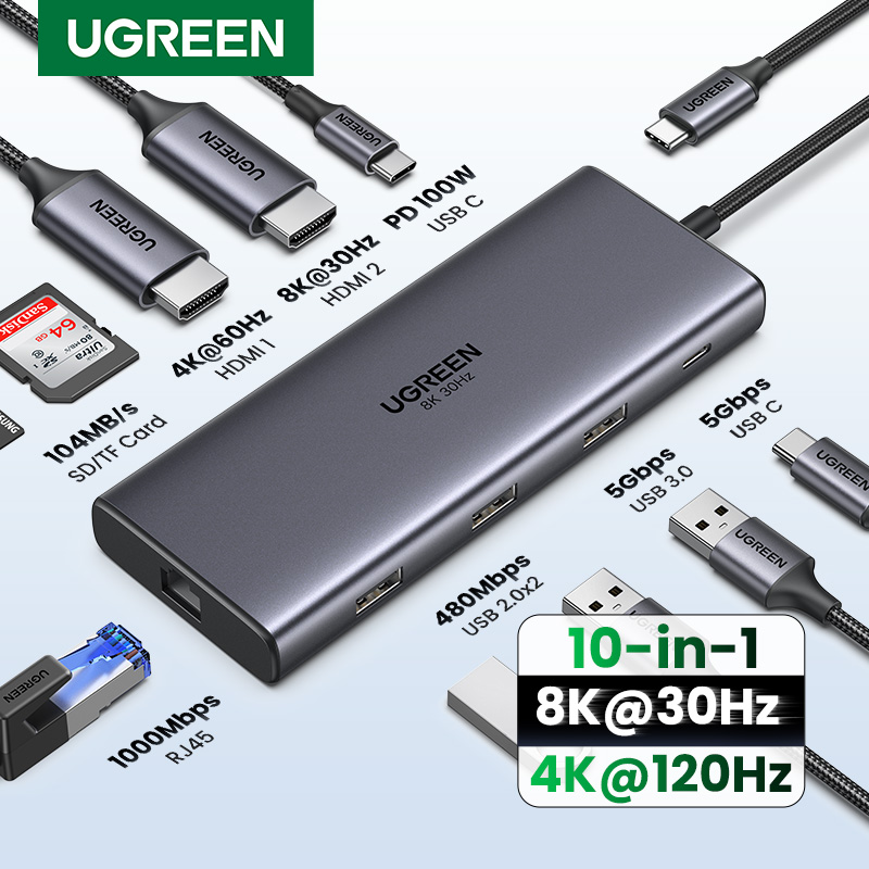 UGREEN HUB USB C HUB HDMI 4K U - đánh giá và giá Laptop Accessories Hub