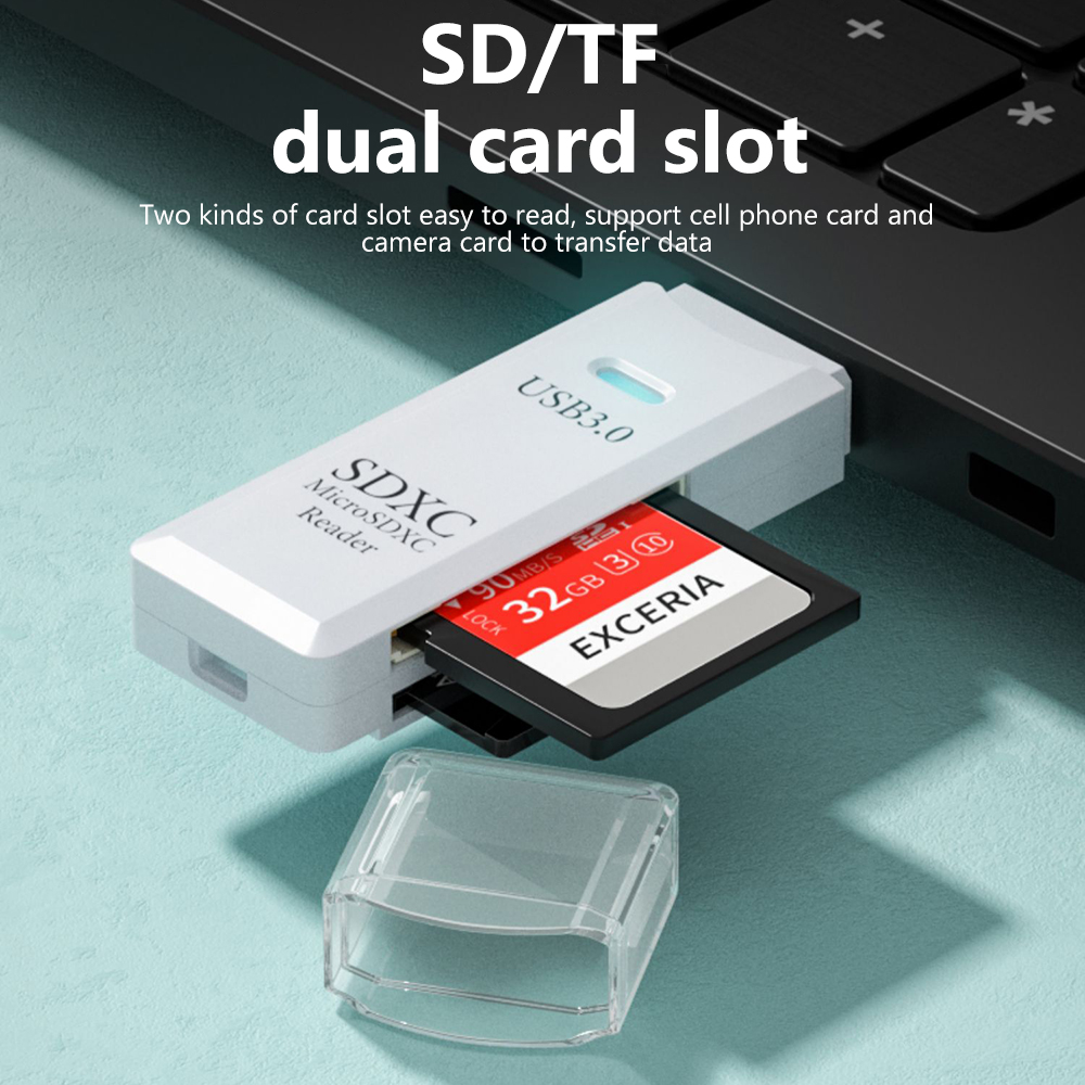 2 in 1 USB 3.0 Card Reader Mic - đánh giá và giá Laptop Accessories All