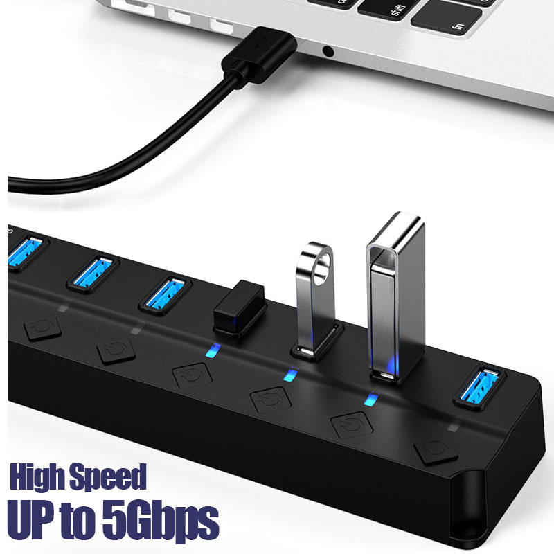 7 In 1 USB 3.0 Hub Multi USB S - đánh giá và giá Laptop Accessories Hub