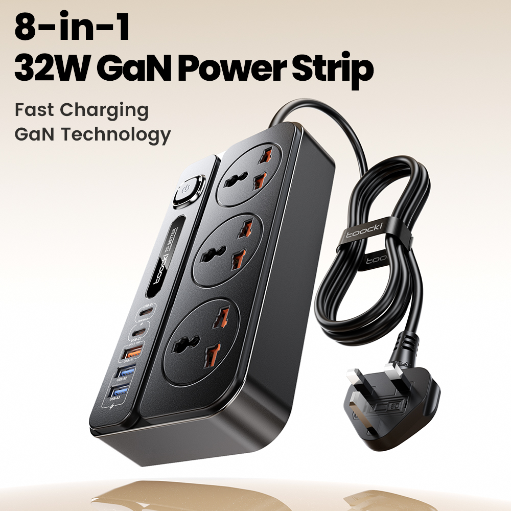Toocki GaN Power Strip AC Outl - đánh giá và giá Laptop Accessories Uk