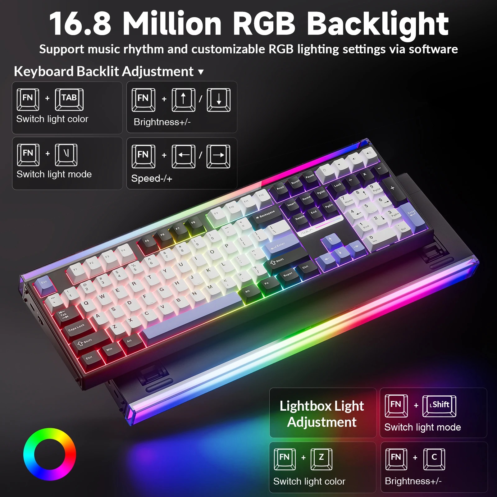 AULA H108 Tri‑Mode Mechanical  - đánh giá và giá Laptop Accessories Uk