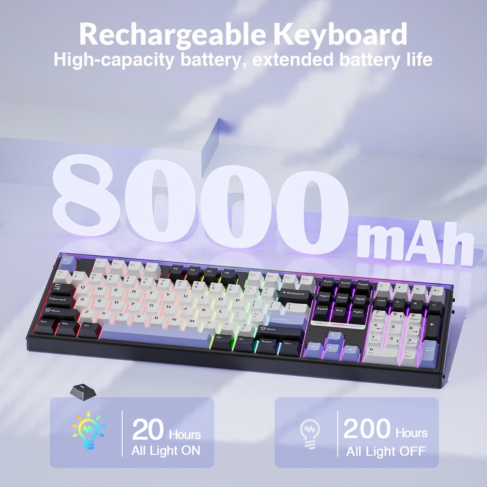 AULA H108 Tri‑Mode Mechanical  - đánh giá và giá Laptop Accessories Uk