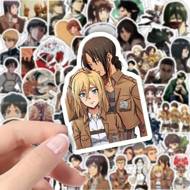 60Pcs Attack on Titan Anime St - đánh giá và giá Laptop Accessories All