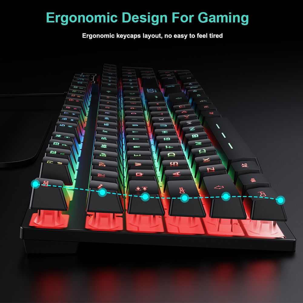 Waterproof Luminous Wired Gami - đánh giá và giá Laptop Accessories Combo Set