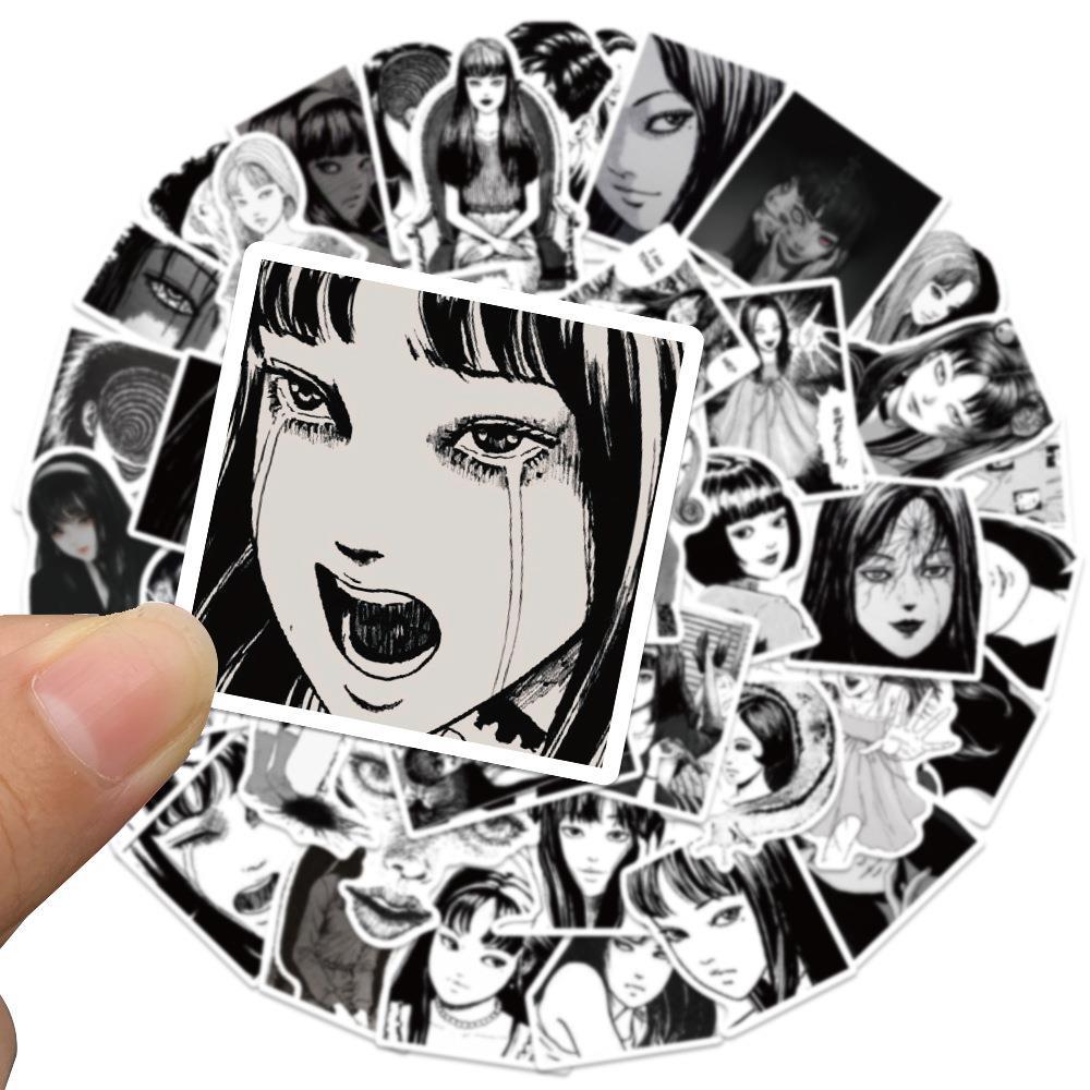 50Pcs Japanese Horror Anime To - đánh giá và giá Laptop Accessories Girly