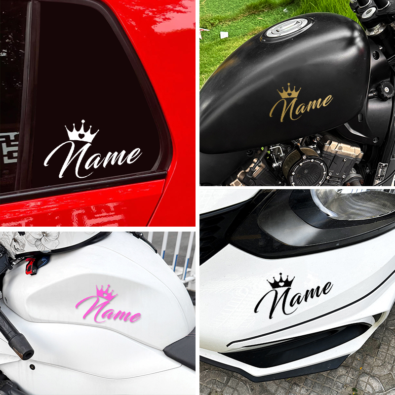 Custom Crown Name Sticker Pers - đánh giá và giá Laptop Accessories Name