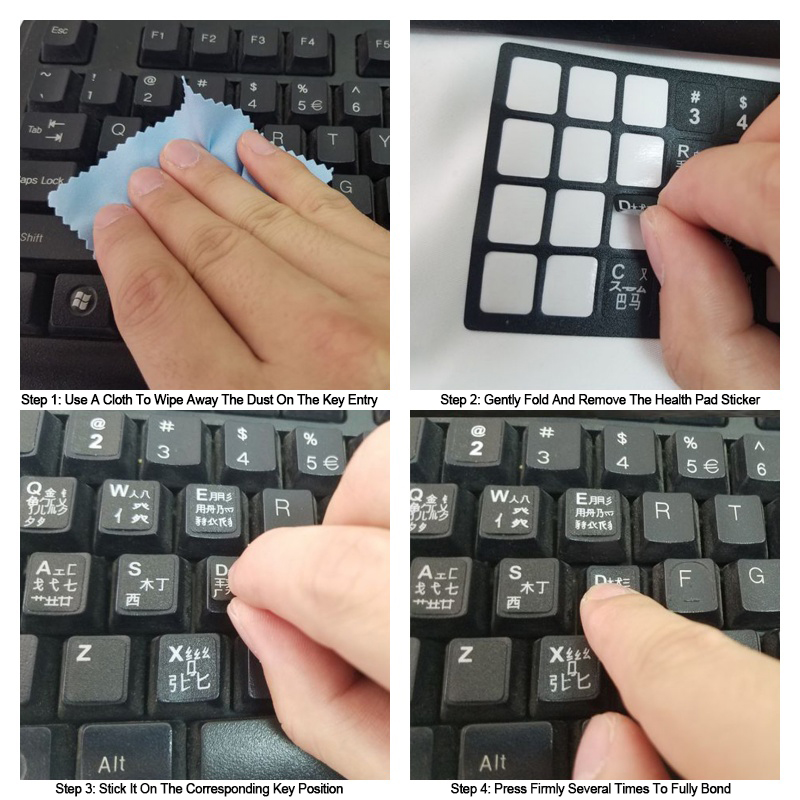1/2/10 Pcs Ukrainian Keyboard  - đánh giá và giá Keyboard Laptop Accessories
