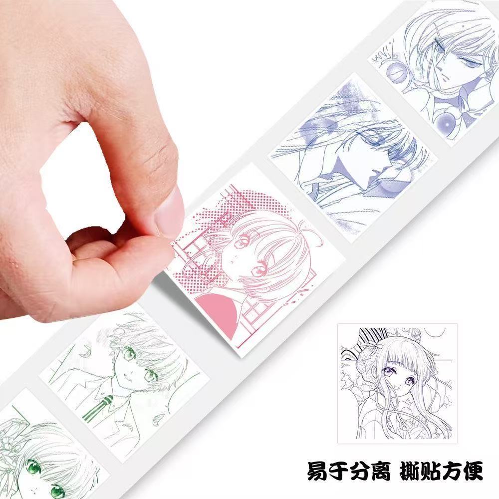 500pcs/Roll Anime Girl Cartoon - đánh giá và giá Laptop Accessories Girly
