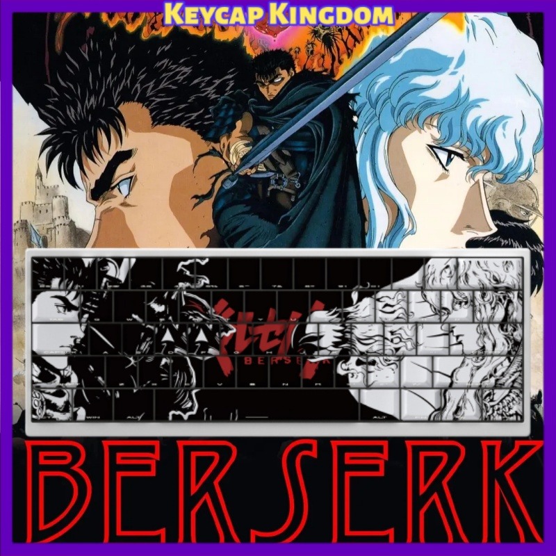 BERSERK Theme Anime Keycap 98  - đánh giá và giá Keyboard Laptop Accessories