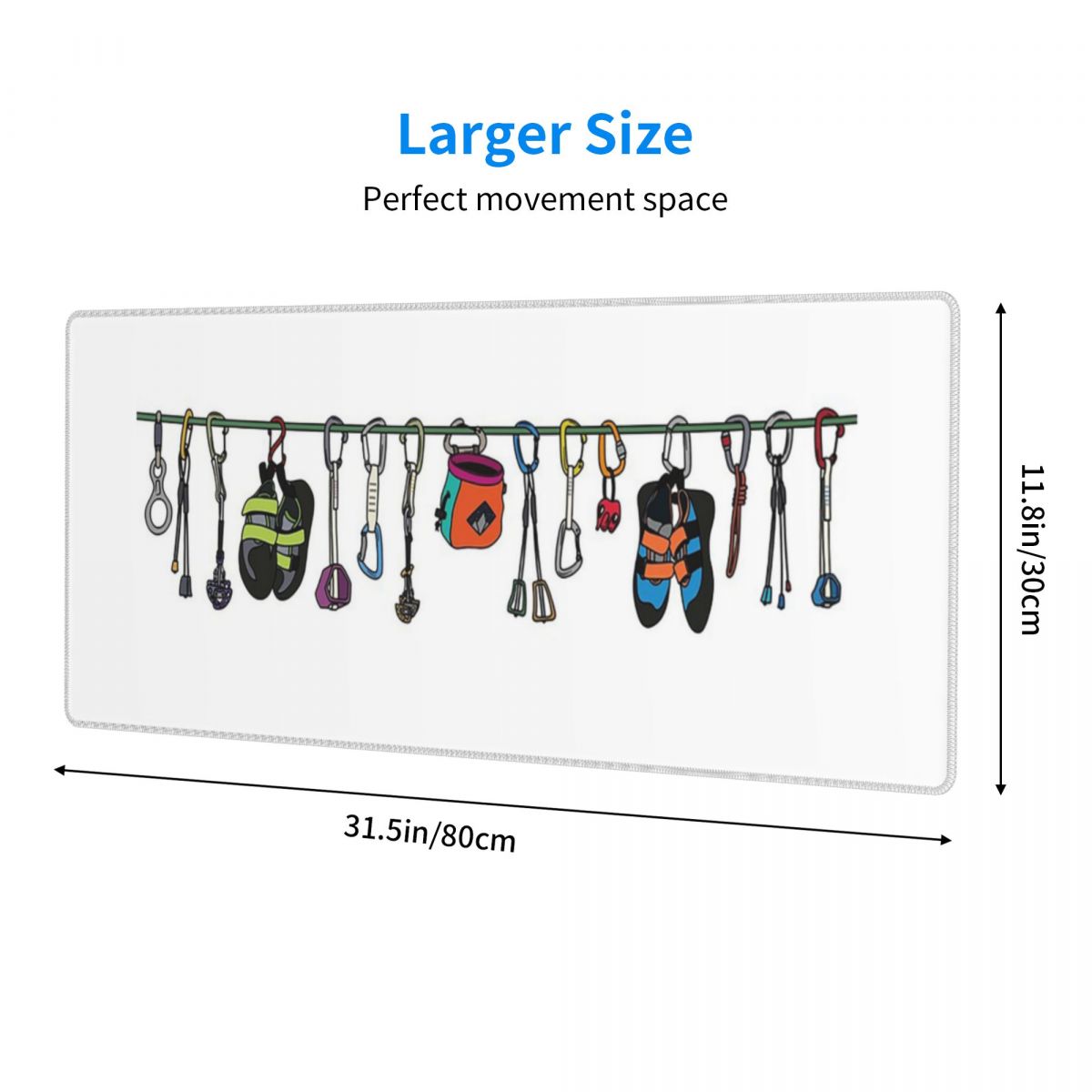 Large Mouse Pad Climbing Gear  - đánh giá và giá Laptop Accessories Online