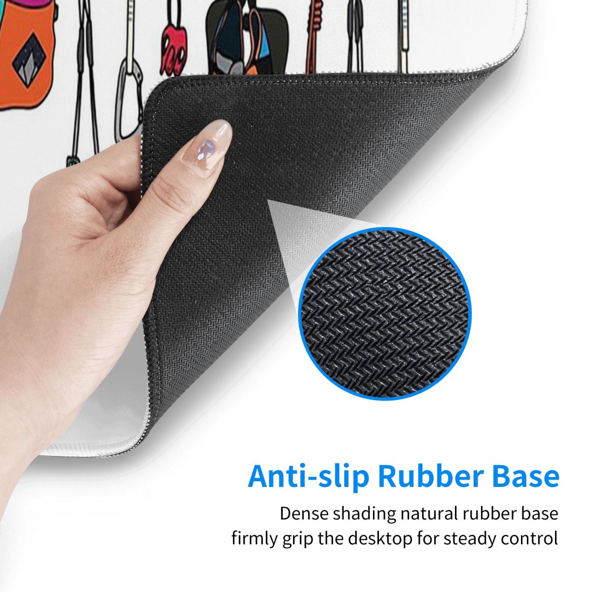 Large Mouse Pad Climbing Gear  - đánh giá và giá Laptop Accessories Online