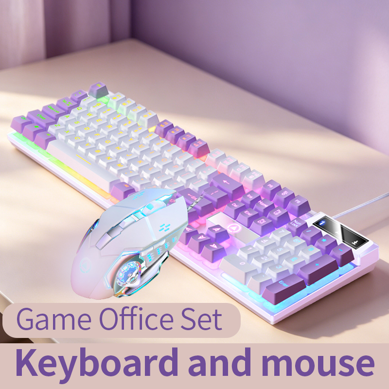 Gaming  Keyboard and Mouse Wir - đánh giá và giá Laptop Accessories Combo Set