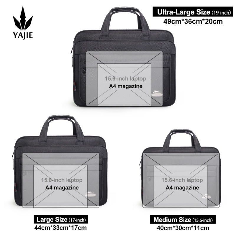 Large Capacity Briefcase Bag M - đánh giá và giá Laptop Accessories Must Have