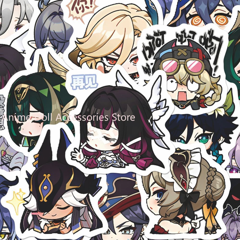 64PCS Genshin Impact Moon Maid - đánh giá và giá Laptop Accessories All