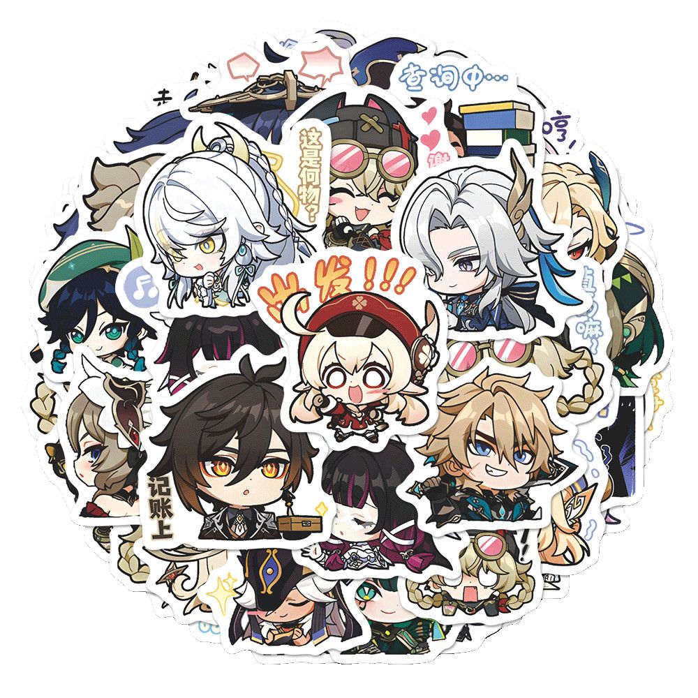 64PCS Genshin Impact Moon Maid - đánh giá và giá Laptop Accessories All