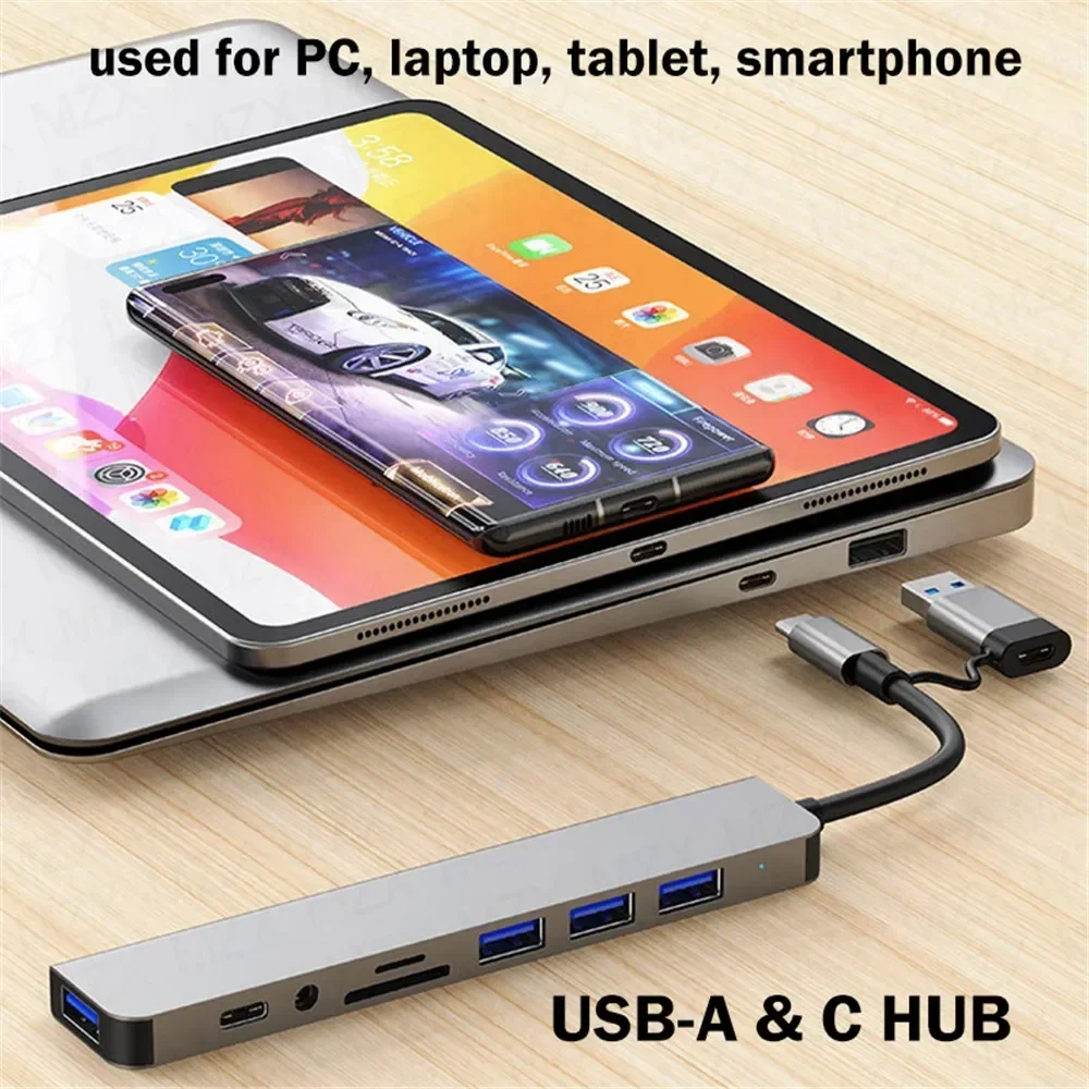 8 In 1 USB C Hub Expander Mult - đánh giá và giá Laptop Accessories Must Have