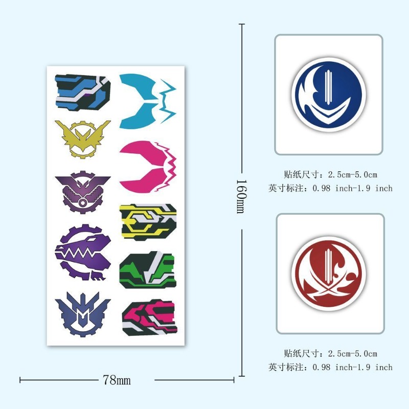 60 Sheets Kamen Rider Logo Sti - đánh giá và giá Laptop Accessories All